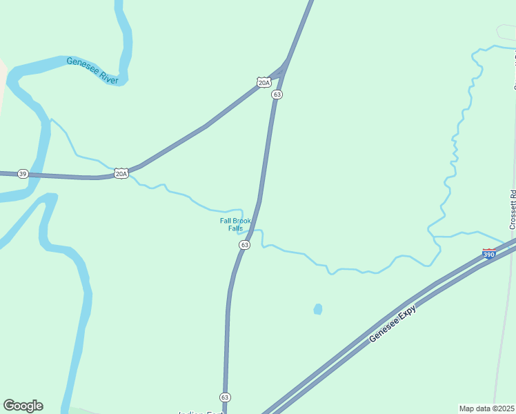 map of restaurants, bars, coffee shops, grocery stores, and more near Mount Morris Road in Mount Morris