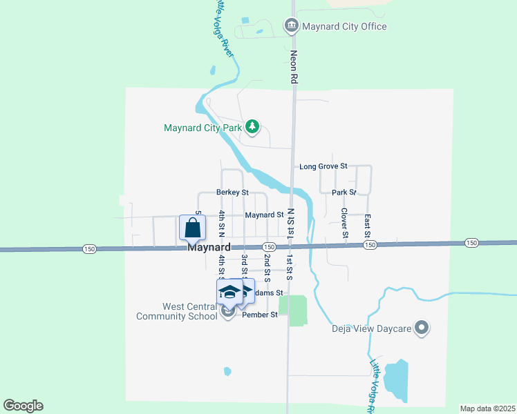 map of restaurants, bars, coffee shops, grocery stores, and more near 200-250 Maynard Street in Maynard
