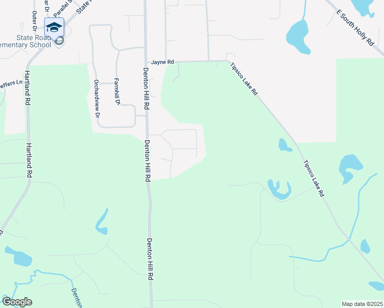 map of restaurants, bars, coffee shops, grocery stores, and more near 11309 Greenview Drive in Fenton