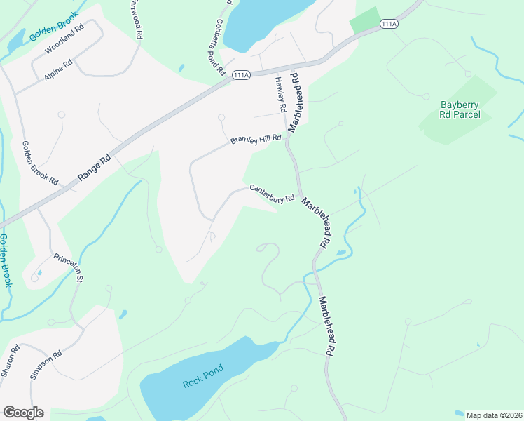 map of restaurants, bars, coffee shops, grocery stores, and more near 7 Canterbury Road in Windham