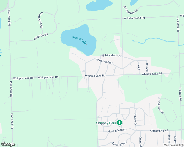 map of restaurants, bars, coffee shops, grocery stores, and more near 5176 Whipple Lake Road in Clarkston