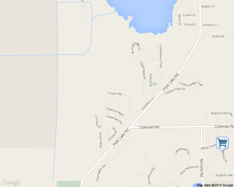 map of restaurants, bars, coffee shops, grocery stores, and more near Troyes Rd in Bath Township