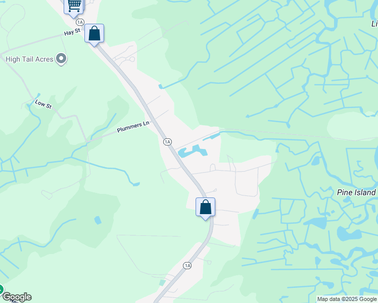 map of restaurants, bars, coffee shops, grocery stores, and more near 189 High Road in Newbury