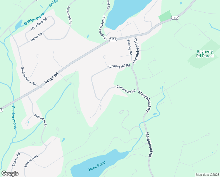 map of restaurants, bars, coffee shops, grocery stores, and more near 7 Canterbury Road in Windham