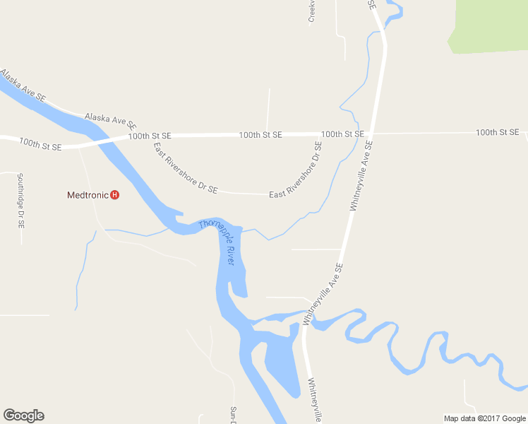 map of restaurants, bars, coffee shops, grocery stores, and more near 10315 East Rivershore Drive Southeast in Alto
