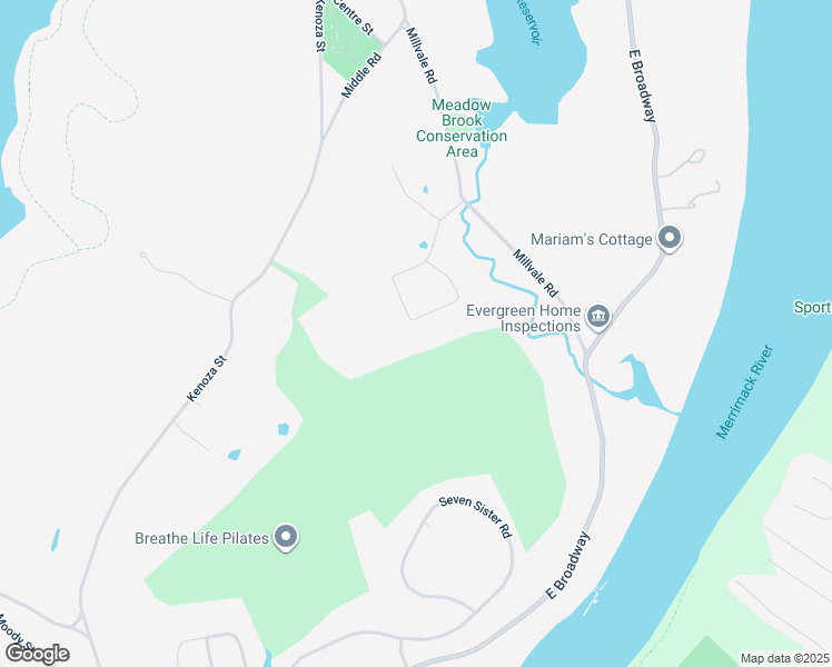 map of restaurants, bars, coffee shops, grocery stores, and more near 50 Powdermill Road in Haverhill