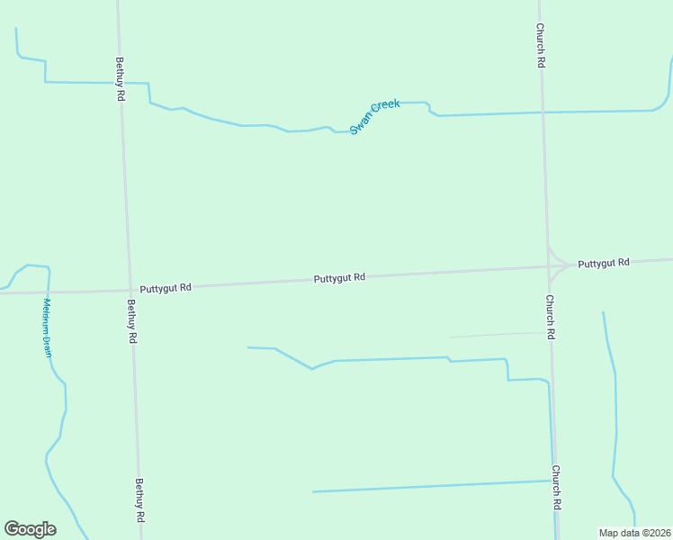 map of restaurants, bars, coffee shops, grocery stores, and more near 9750 Puttygut Road in Casco
