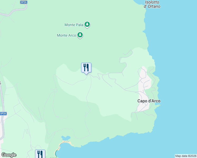 map of restaurants, bars, coffee shops, grocery stores, and more near 1 Localita' Capo D'arco in Provincia di Livorno