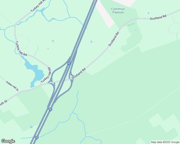 map of restaurants, bars, coffee shops, grocery stores, and more near 193 Scotland Road in Newbury
