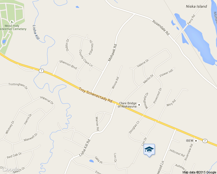 map of restaurants, bars, coffee shops, grocery stores, and more near 1027 Winne Road in Schenectady County