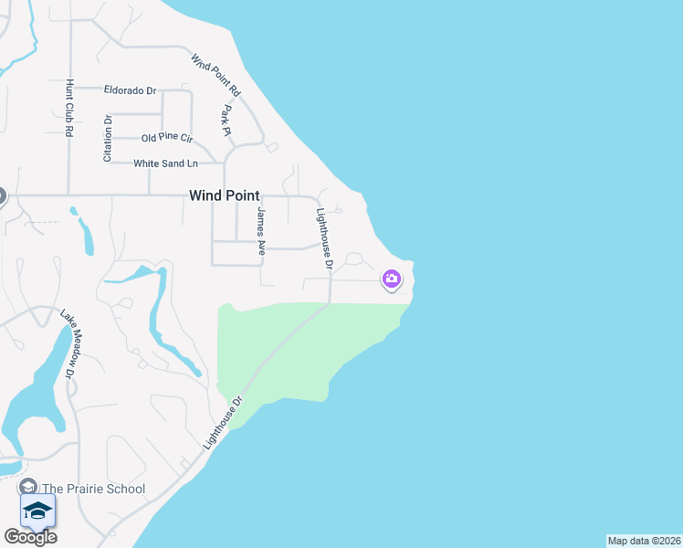 map of restaurants, bars, coffee shops, grocery stores, and more near 715 Tower Circle in Wind Point