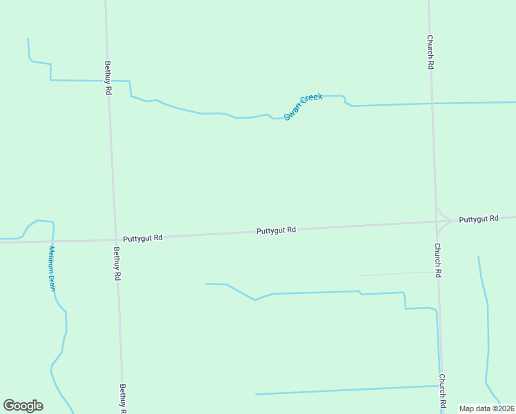 map of restaurants, bars, coffee shops, grocery stores, and more near 9750 Puttygut Road in Casco