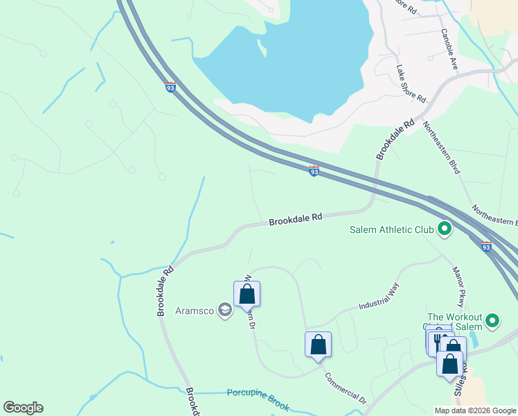 map of restaurants, bars, coffee shops, grocery stores, and more near 2 Maylane Drive in Salem