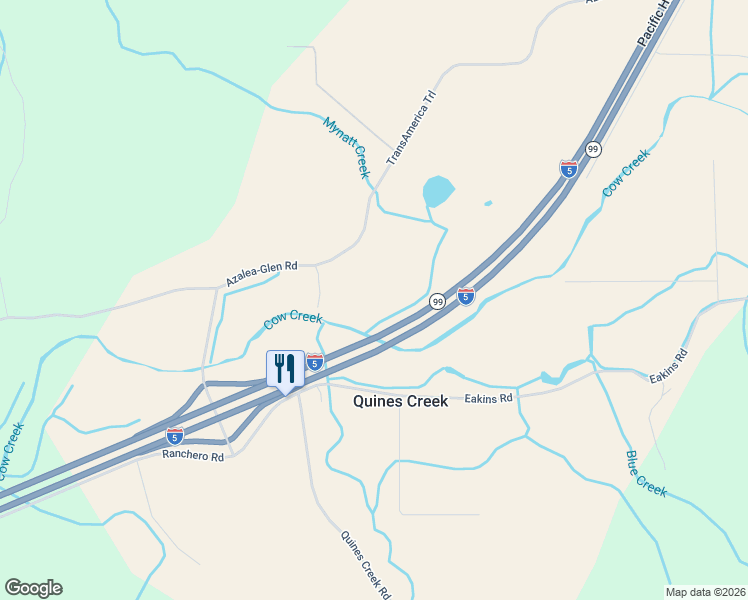 map of restaurants, bars, coffee shops, grocery stores, and more near 188 Pisqually Lane in Azalea