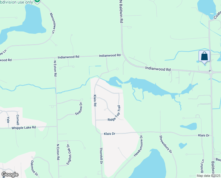 map of restaurants, bars, coffee shops, grocery stores, and more near 4544 Hillview Shores Drive in Village of Clarkston