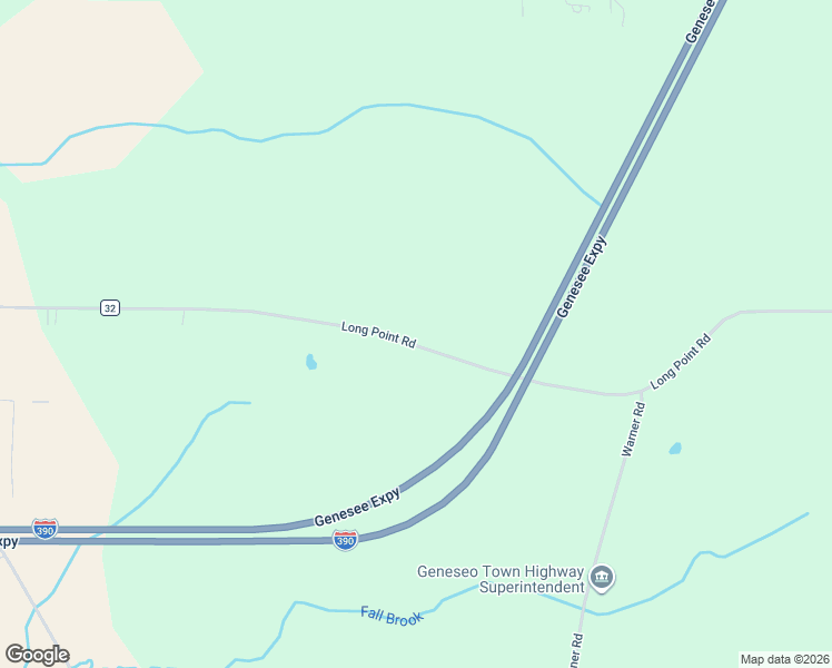map of restaurants, bars, coffee shops, grocery stores, and more near 4505 Long Point Road in Geneseo