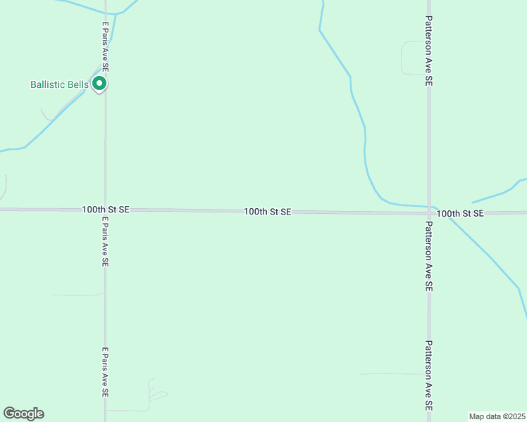 map of restaurants, bars, coffee shops, grocery stores, and more near 4397 100th Street Southeast in Caledonia