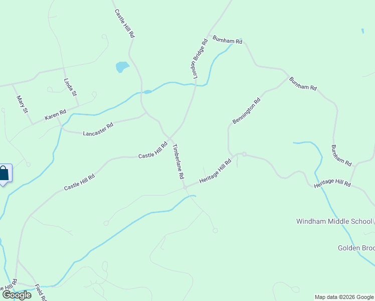 map of restaurants, bars, coffee shops, grocery stores, and more near 1 Timberlane Road in Windham