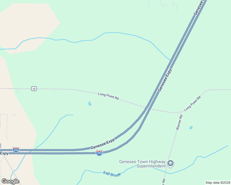 map of restaurants, bars, coffee shops, grocery stores, and more near 4505 Long Point Road in Geneseo