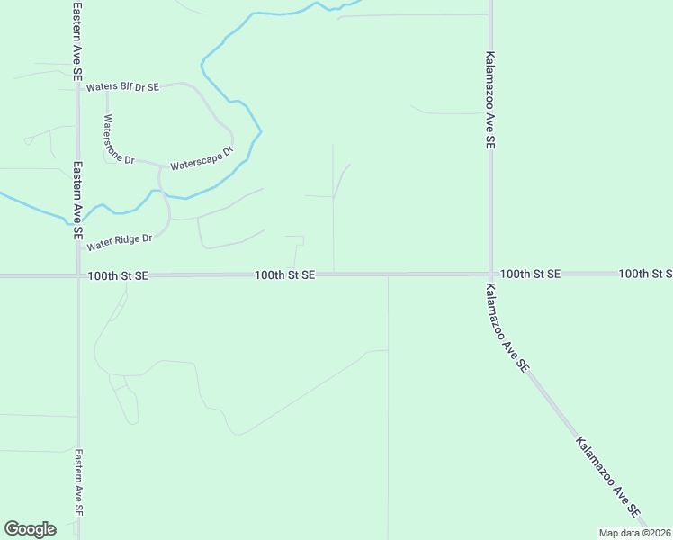 map of restaurants, bars, coffee shops, grocery stores, and more near 1285 100th Street Southeast in Byron Center