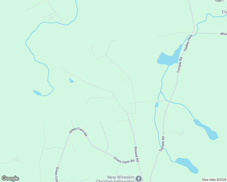 map of restaurants, bars, coffee shops, grocery stores, and more near 157 Stowell Road in New Ipswich