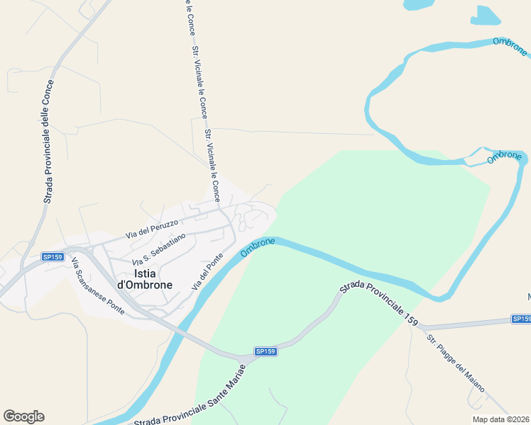 map of restaurants, bars, coffee shops, grocery stores, and more near 24 Via di Mezzo in Istia d'Ombrone