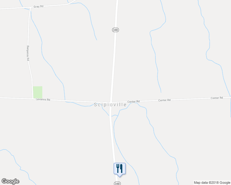 map of restaurants, bars, coffee shops, grocery stores, and more near 3412 New York 34B in Scipio Center