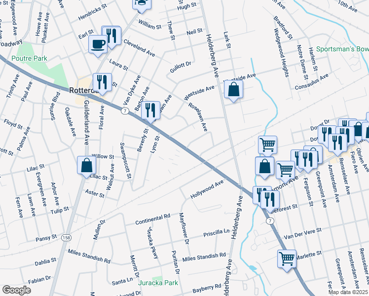 1410 Curry Road, Rotterdam NY Walk Score