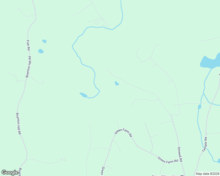 map of restaurants, bars, coffee shops, grocery stores, and more near 222 Stowell Road in New Ipswich