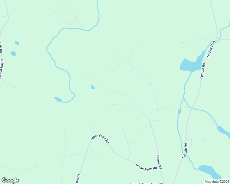 map of restaurants, bars, coffee shops, grocery stores, and more near 186 Stowell Road in New Ipswich
