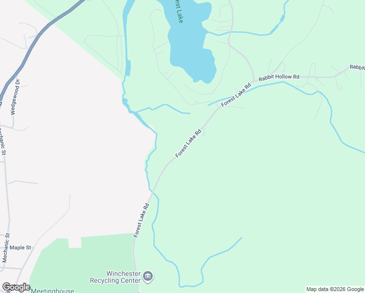 map of restaurants, bars, coffee shops, grocery stores, and more near 240 Forest Lake Road in Winchester