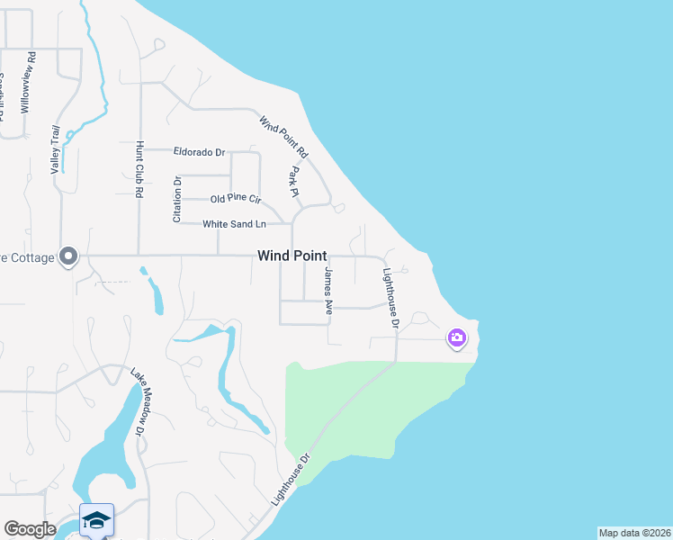 map of restaurants, bars, coffee shops, grocery stores, and more near 4940 Beacon Lane in Wind Point