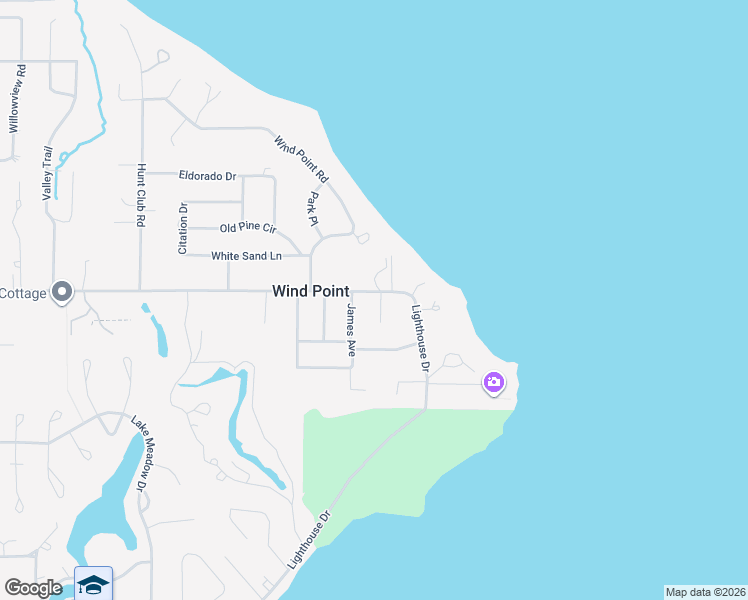 map of restaurants, bars, coffee shops, grocery stores, and more near 4940 Beacon Lane in Wind Point