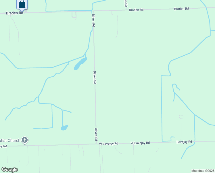 map of restaurants, bars, coffee shops, grocery stores, and more near 14555 Bliven Road in Byron