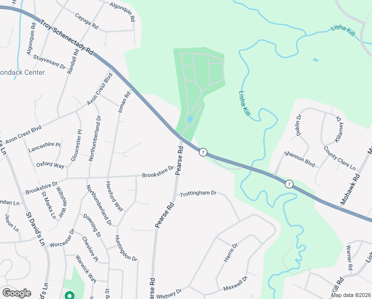 map of restaurants, bars, coffee shops, grocery stores, and more near 2500 Troy Schenectady Road in Schenectady County