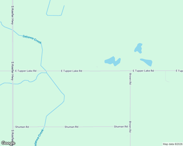 map of restaurants, bars, coffee shops, grocery stores, and more near 6650 East Tupper Lake Road in Sunfield