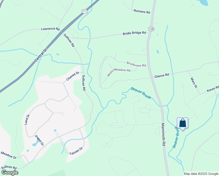 map of restaurants, bars, coffee shops, grocery stores, and more near 77 Pleasant Street in Windham