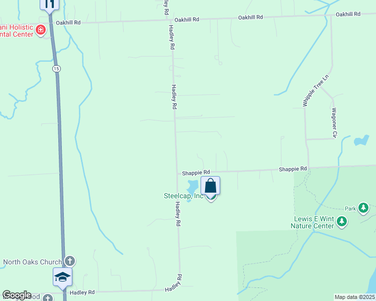 map of restaurants, bars, coffee shops, grocery stores, and more near 10090 Hadley Road in Clarkston