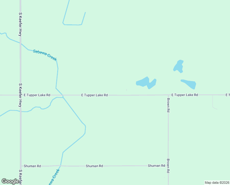 map of restaurants, bars, coffee shops, grocery stores, and more near 6650 East Tupper Lake Road in Sunfield