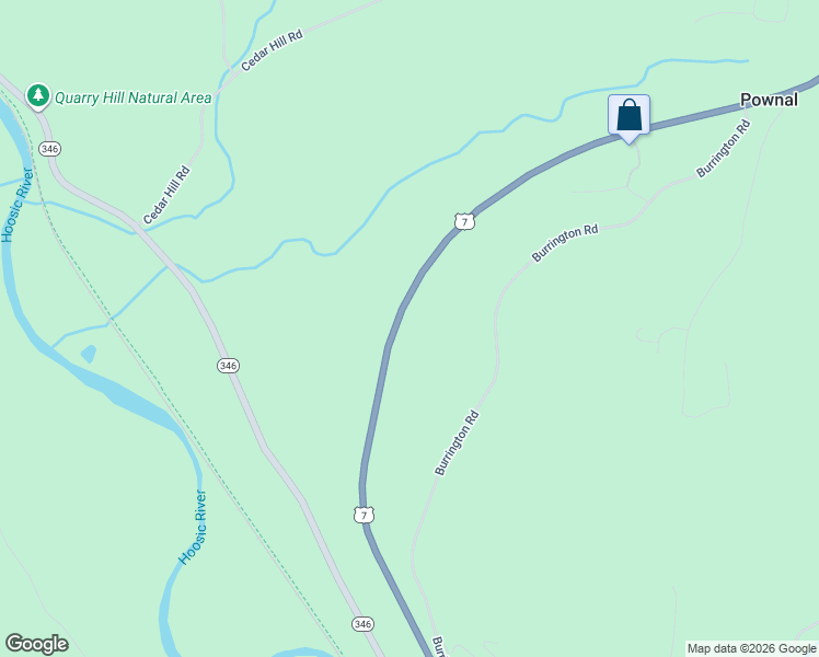map of restaurants, bars, coffee shops, grocery stores, and more near 4405 U.S. 7 in Pownal