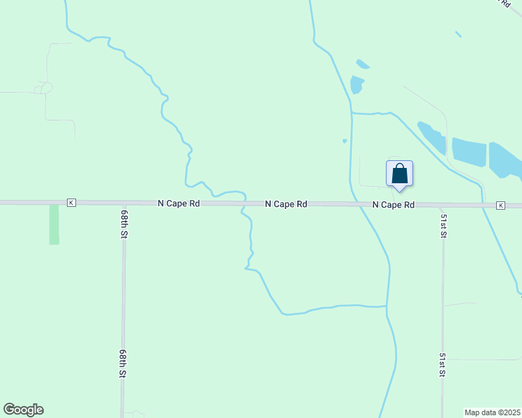 map of restaurants, bars, coffee shops, grocery stores, and more near 6105 County Road K in Racine County