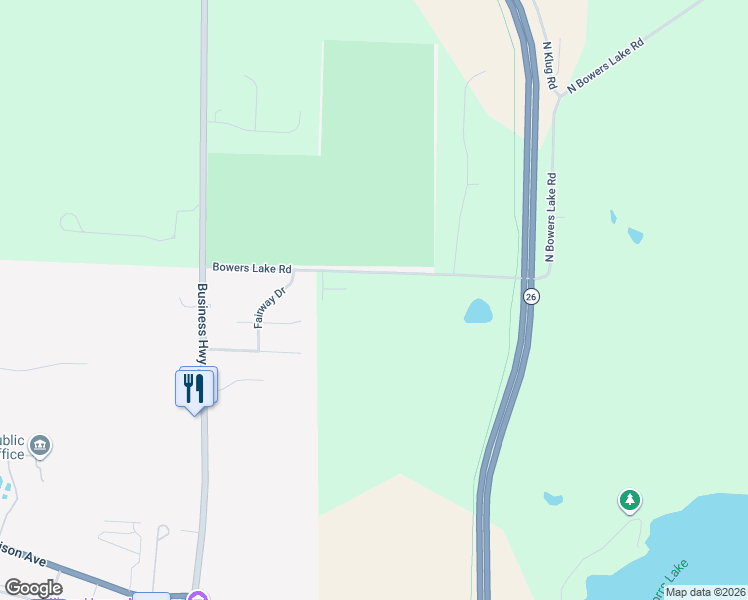 map of restaurants, bars, coffee shops, grocery stores, and more near 1201-1271 Bowers Lake Road in Milton