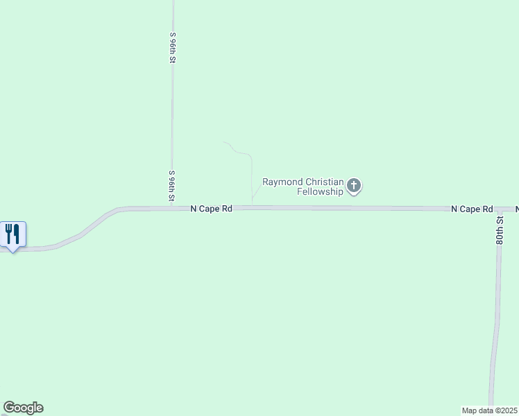 map of restaurants, bars, coffee shops, grocery stores, and more near 8901-9327 W Fourmile Rd in Franksville