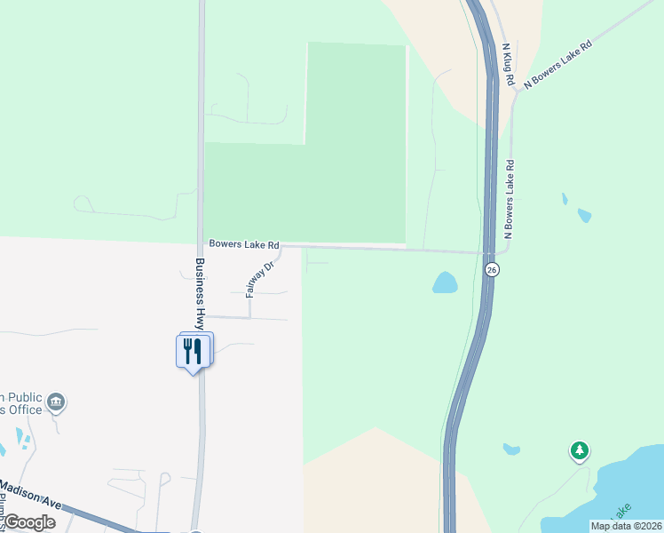 map of restaurants, bars, coffee shops, grocery stores, and more near 1050 Park Place in Milton