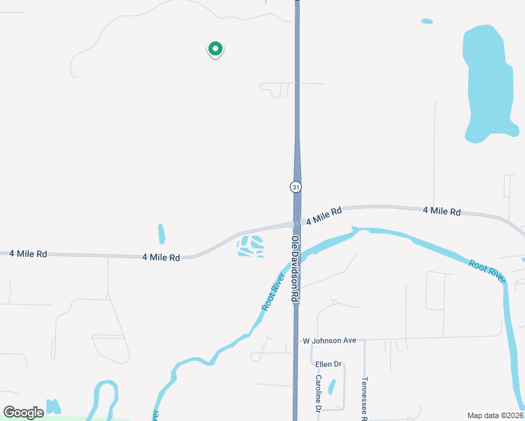 map of restaurants, bars, coffee shops, grocery stores, and more near 4819 4 Mile Road in Racine