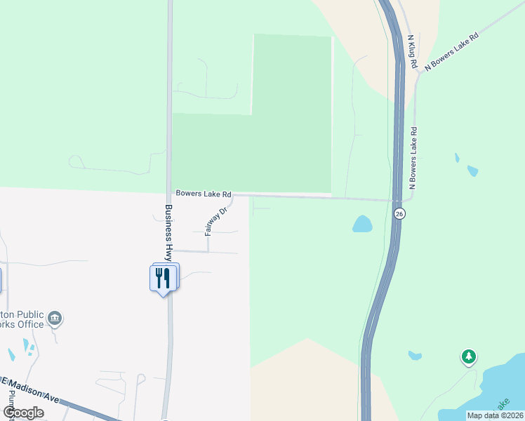 map of restaurants, bars, coffee shops, grocery stores, and more near 1050 Park Place in Milton