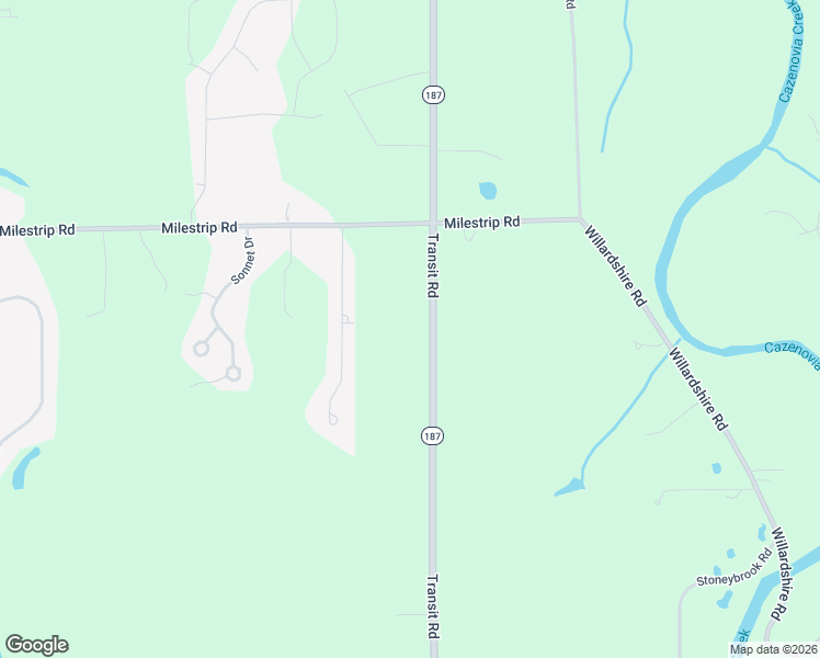 map of restaurants, bars, coffee shops, grocery stores, and more near 3600 Transit Rd in Orchard Park