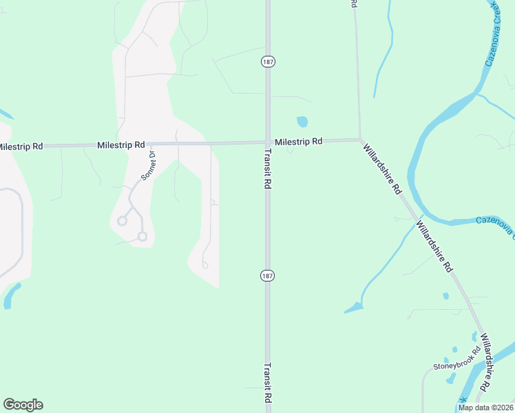 map of restaurants, bars, coffee shops, grocery stores, and more near 3600 Transit Road in Orchard Park