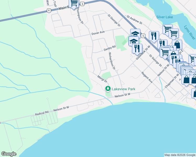 map of restaurants, bars, coffee shops, grocery stores, and more near 41 Mergl Drive in Norfolk