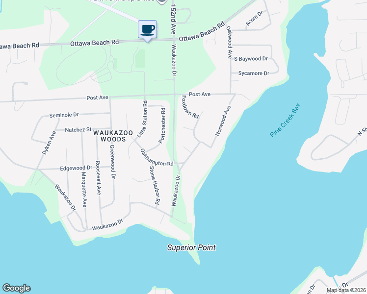 map of restaurants, bars, coffee shops, grocery stores, and more near Warwick Court in Holland